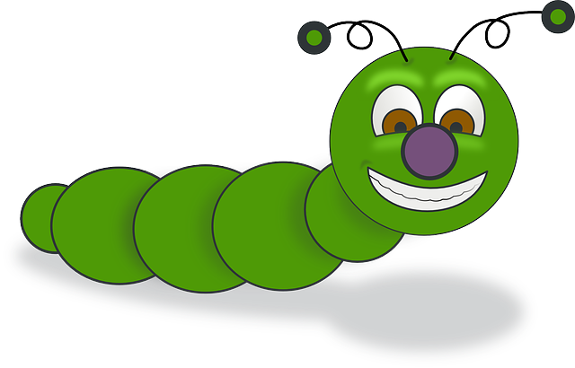 虫 卡通片 可爱的 - 免费矢量图形