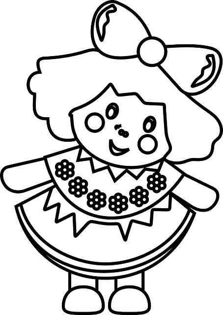 玩具娃娃 女孩 玩具 - 免费矢量图形