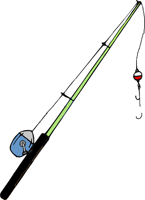 渔杆 钩 极 - 免费矢量图形