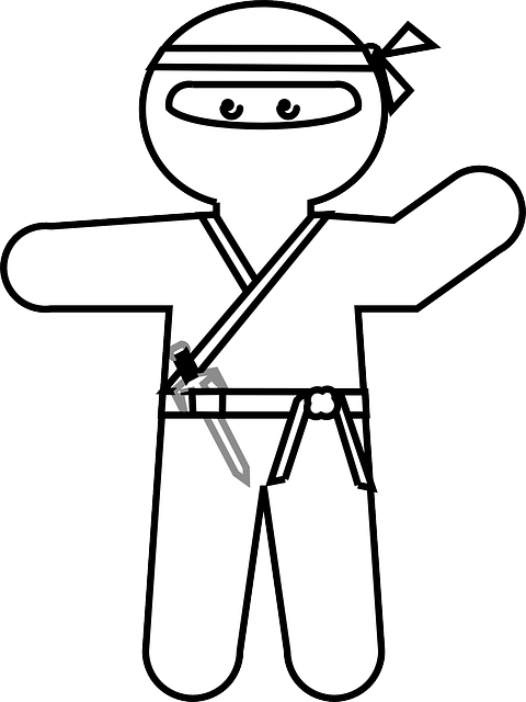 忍者 日本人 卡通片 - 免费矢量图形