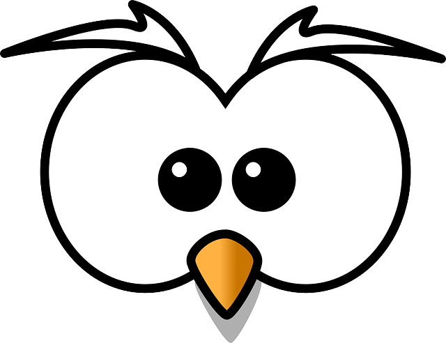 猫头鹰 Hoot 头 - 免费矢量图形