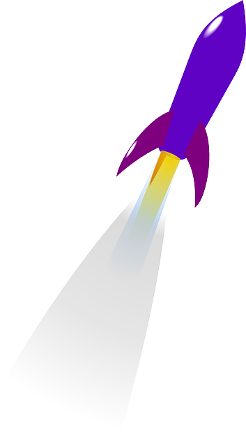 火箭 紫色的 发射 - 免费矢量图形