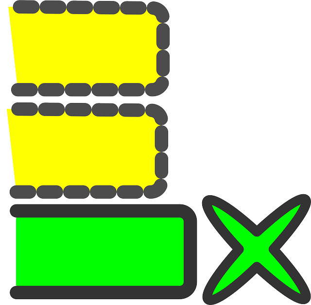 电子表格 细胞 删除 - 免费矢量图形