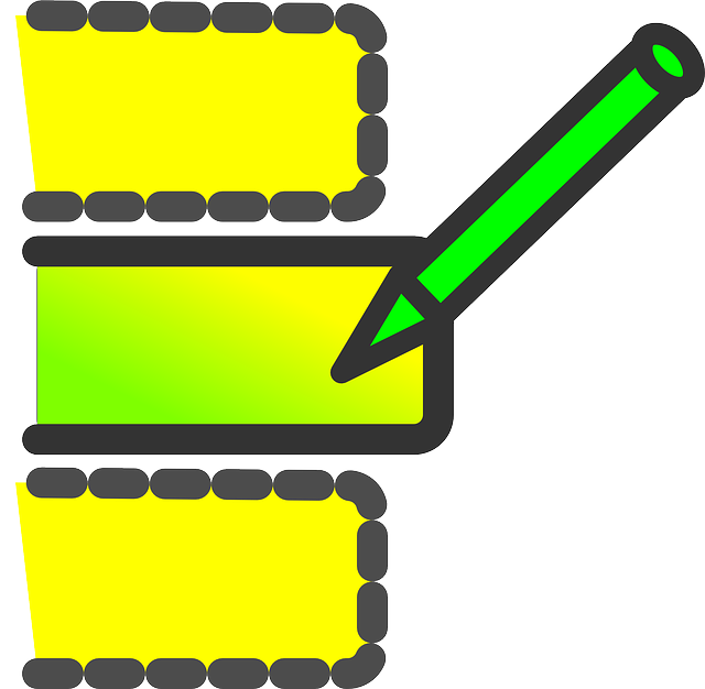 电子表格 细胞 编辑 - 免费矢量图形