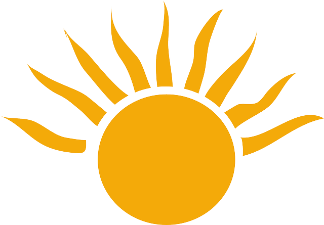 太阳 射线 抽象 - 免费矢量图形