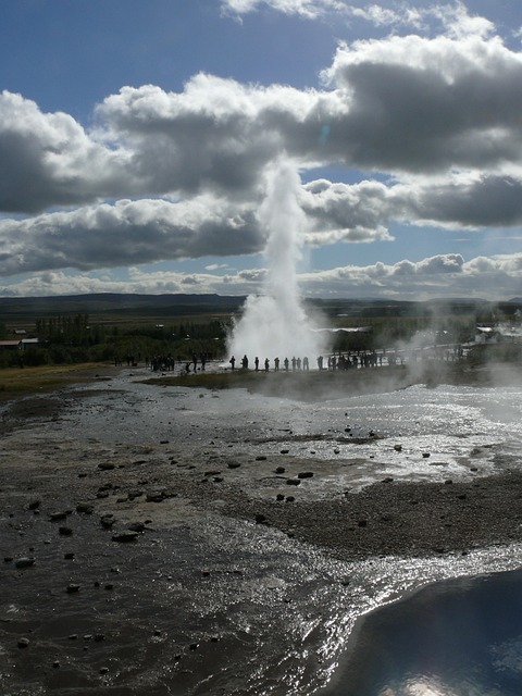 冰岛 喷泉 Strokkur - 上的免费照片