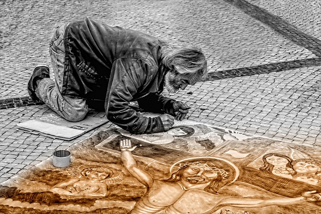 男人 艺术家 街道 - 上的免费照片