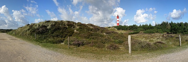 灯塔 全景 Amrum - 上的免费照片