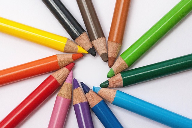 彩色的铅笔 彩色铅笔 星形 - 上的免费照片