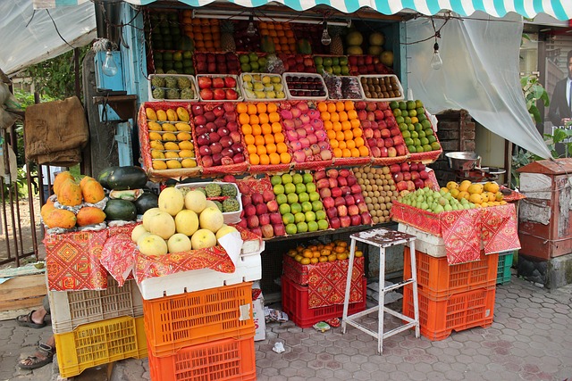 水果店 水果摊贩 街道 - 上的免费照片