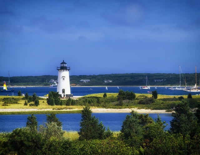 埃德加敦灯光站 马萨诸塞州 景观 - 上的免费照片