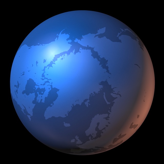 北极 世界地图 地图 - 上的免费图片