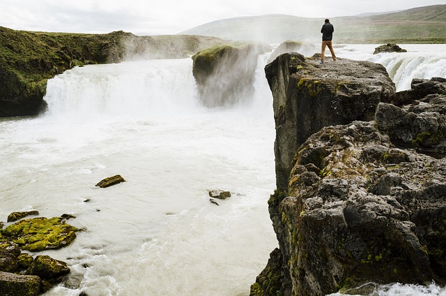 冰岛 瀑布 岩石 - 上的免费照片