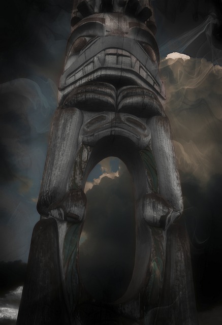 图腾柱 垃圾摇滚 木杆 - 上的免费照片