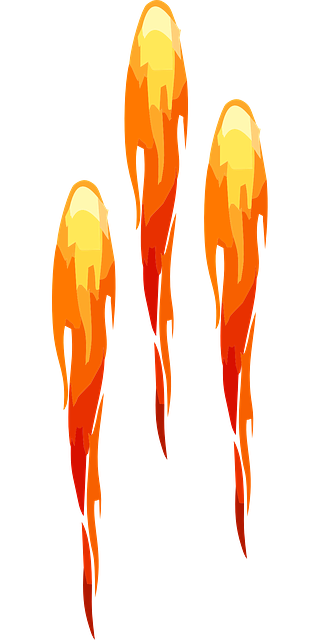 火箭 火焰 烟花 - 免费矢量图形