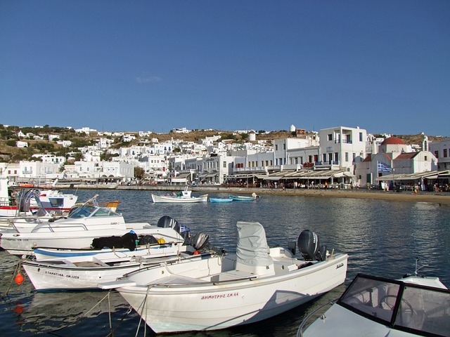 船 米科诺斯岛 希腊 - 上的免费照片