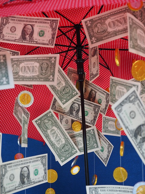 礼品 钱雨 美元雨 - 上的免费照片
