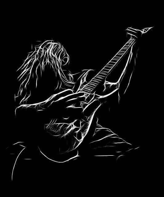 吉他手 摇滚明星 轮廓 - 上的免费图片