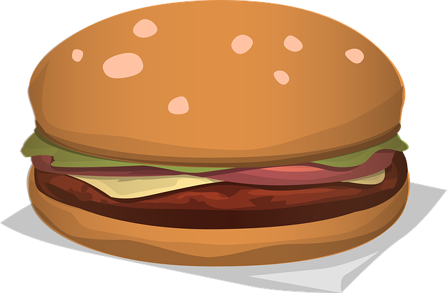 汉堡包 芝士汉堡 午餐 - 免费矢量图形
