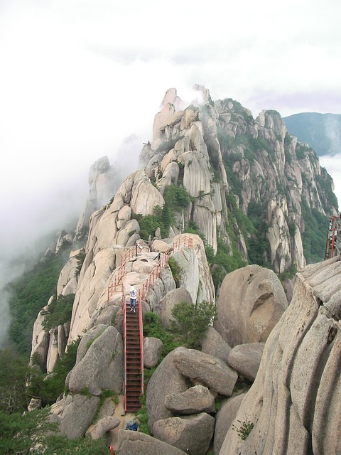 蔚山岩 雪岳山 云海 - 上的免费照片