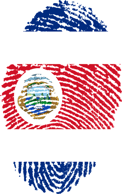 哥斯达黎加 旗帜 指纹 - 上的免费图片