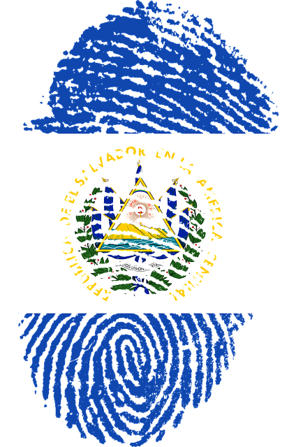 萨尔瓦多 旗帜 指纹 - 上的免费图片