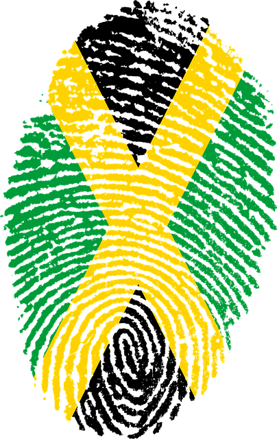 牙买加 旗帜 指纹 - 上的免费图片