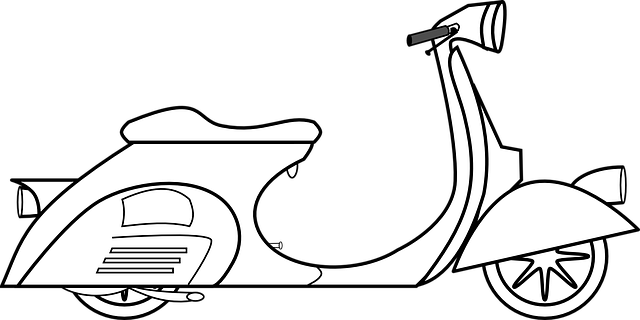 胡蜂 小型摩托车 比亚乔 - 免费矢量图形
