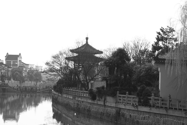 黑白 古建筑 人文 - 上的免费照片