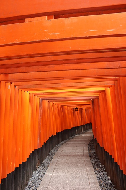 鸟居门 橙色的 神社 - 上的免费照片