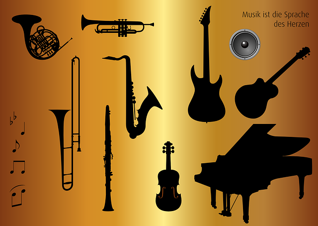 图标集 乐器 音乐 - 免费矢量图形