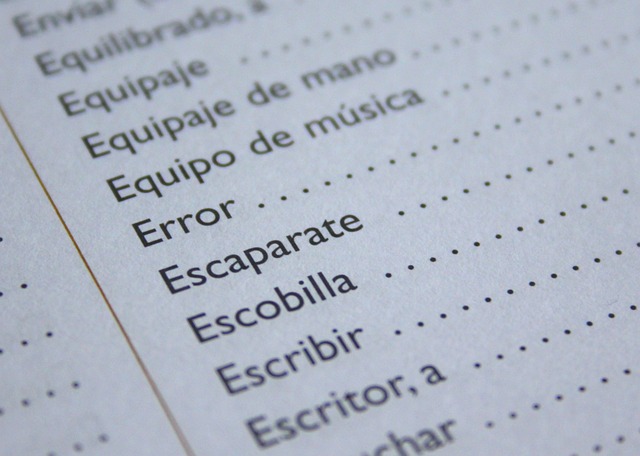 西班牙语 语 错误 - 上的免费照片
