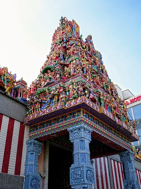 新加坡 小印度 Sri Veeramakaliamman 印度教寺庙 - 上的免费照片