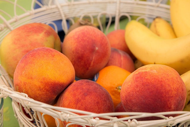 桃子 水果 水果篮 - 上的免费照片