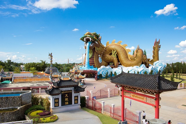 中国龙 城柱神社 - 上的免费照片