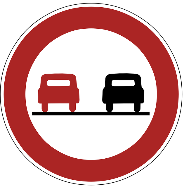 超车 限制 禁止 - 免费矢量图形