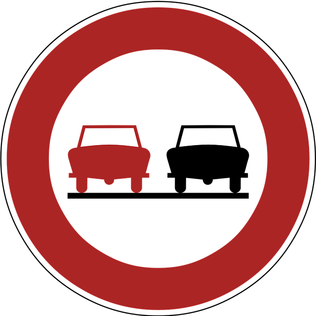 超车 限制 禁止 - 免费矢量图形