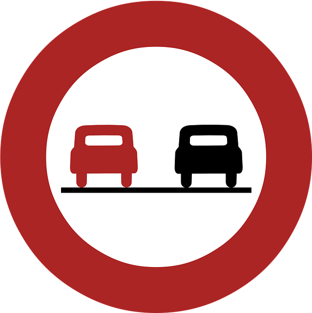 限制 禁止 超车 - 免费矢量图形