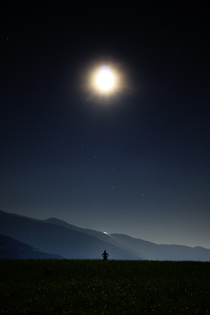 夜晚 星星 月亮 - 上的免费照片