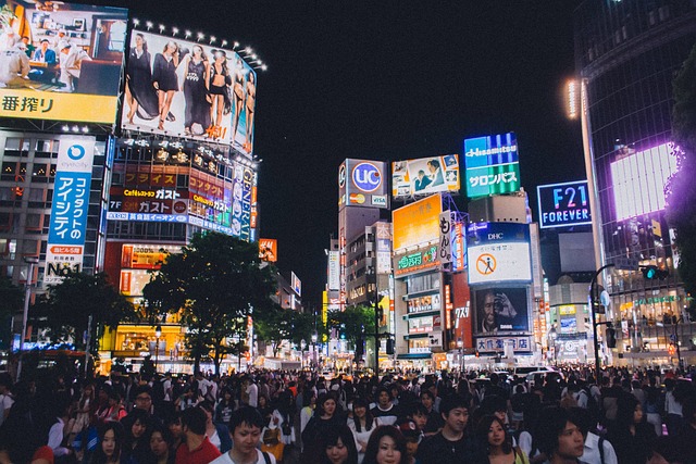 涩谷路口 东京 日本 - 上的免费照片