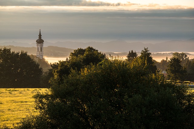 教堂塔楼 明天 多雾路段 - 上的免费照片