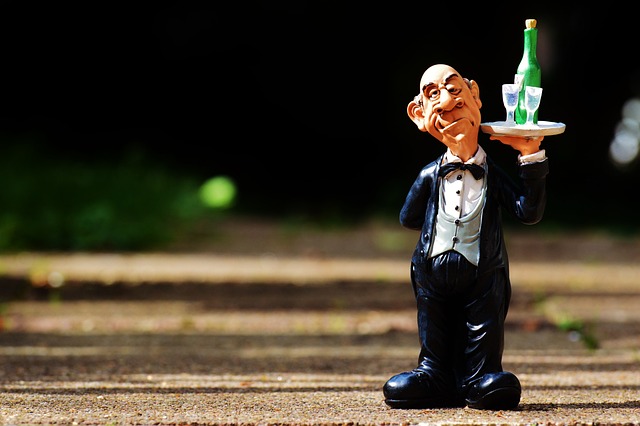 管家 托盘 饮料 - 上的免费照片