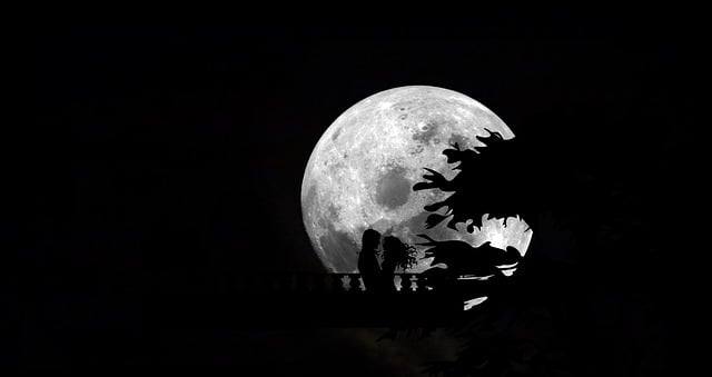 月亮 夜空 夜晚 - 上的免费图片