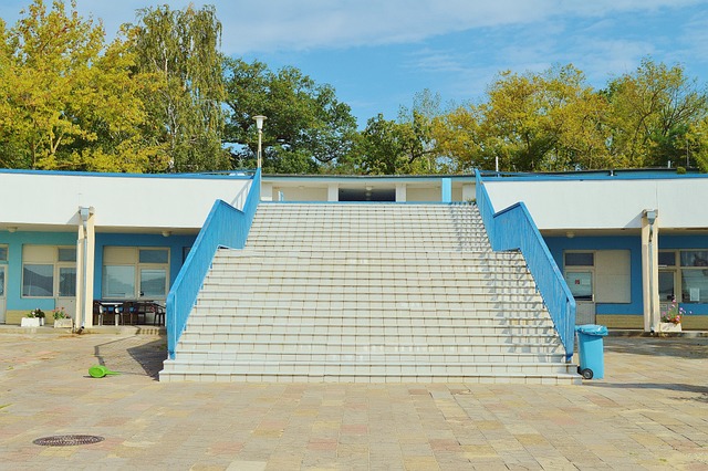 楼梯 访问 Strandbad - 上的免费照片