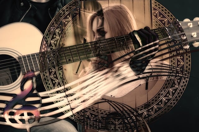 吉他 音乐 女士 - 上的免费图片