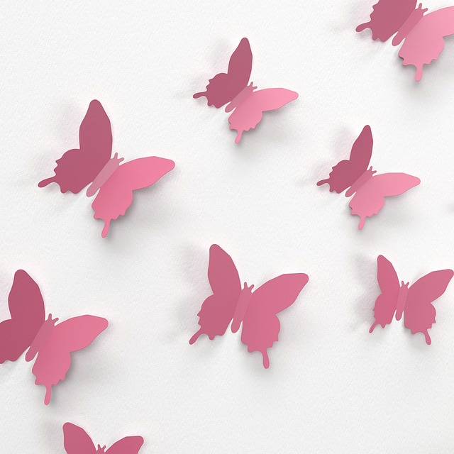 蝴蝶 墙 装饰 - 上的免费照片