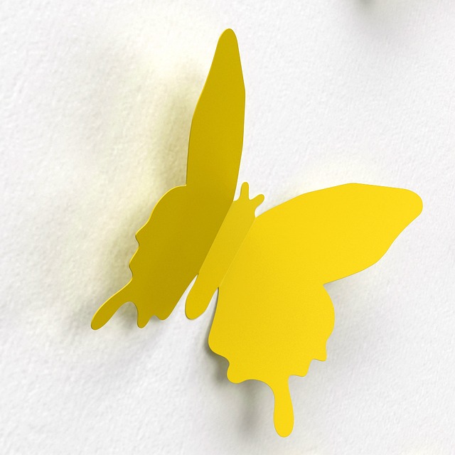 蝴蝶 墙 装饰 - 上的免费照片