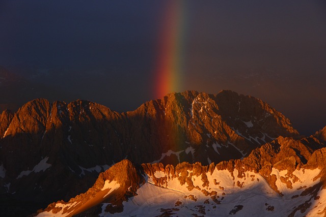 楚格峰 巴伐利亚 彩虹 - 上的免费照片
