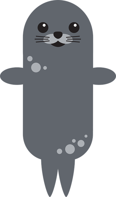 港口 海豹 游泳 - 免费矢量图形