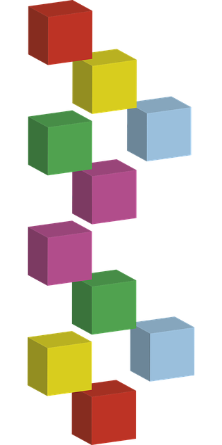 立方体 布局 3D - 免费矢量图形